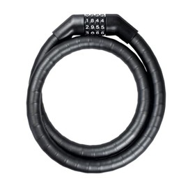 Trelock Panzerkabel-Zahlenschl.Trel.100cm,Ø19mm-2232411135 Schwarz One Size