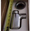 DECORATIVE BATHROOM SINK TRAP CHR