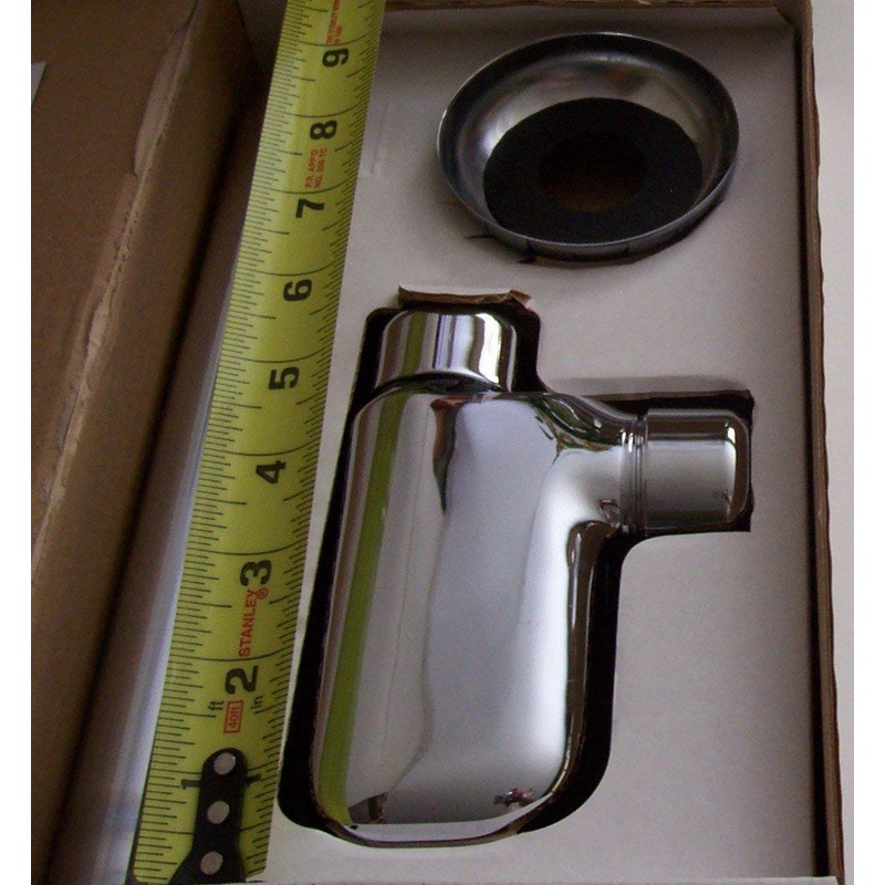 DECORATIVE BATHROOM SINK TRAP CHR