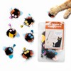 Mooipur Cat Toy Insect Replacements, 6 Pcs Small Fly Set