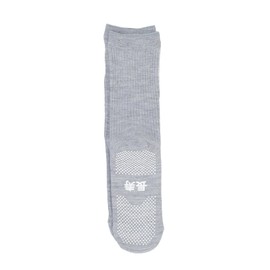Kobe Isei TJ350 Anti-Slip Socks ("Longevity" Series), Women's, For Autumn and Winter, Gray, Gray