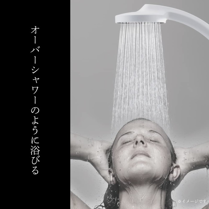 SANEI Shower Head, Large Shower Plate, Made in Japan, Generous