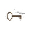 Furniture Key Antique Style Furniture Burnished Replacement Key Blank Patina