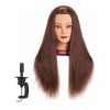 Training Head Maniqui Cabeza Cabello Natural Marrón 66 Cm Training