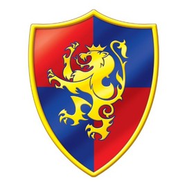 Medieval Crest Cutout 16 Inches