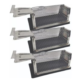 Jal 3 Ratoneras Tipo Jaula Trampa Raton Rata 24cm