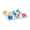 Relaxdays Drinking Ludo Game Adult Party Game Board 2 Dice