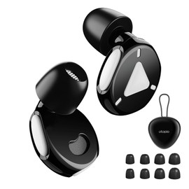 OTOPIO Concert Ear Plugs for 36dB Noise Reduction, Calmer Motorcycle Musician High Fidelity Ear Plugs with Fluorescent Silicone,Black