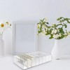 JINGHANGER Large Cash Organizer 8 Sections Clear Money Budget Tray