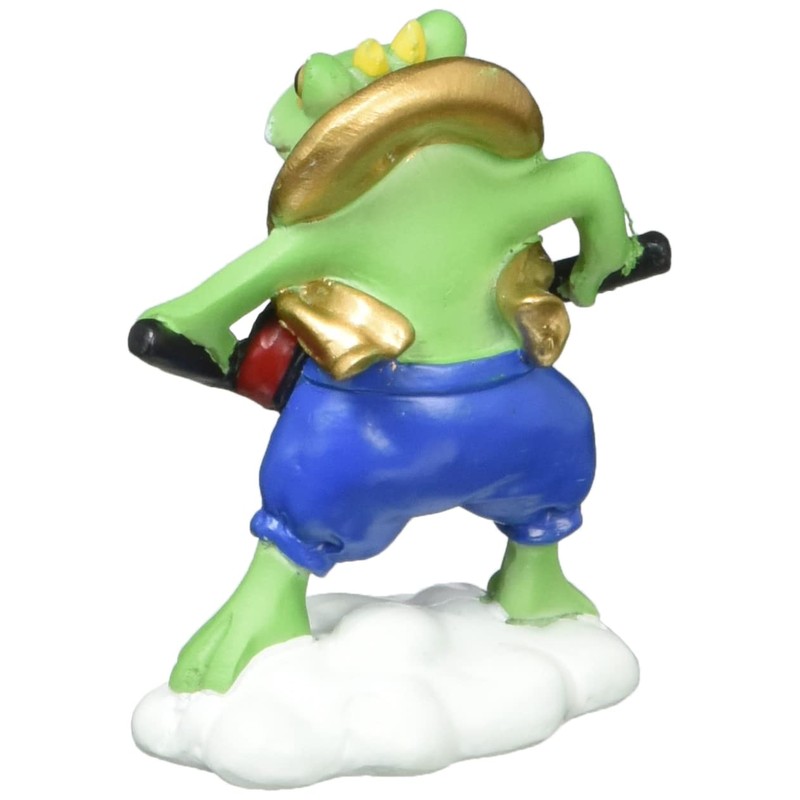 Daikai Copeau Frog Figurine Cute Interior Decoration Thunder God Taro,