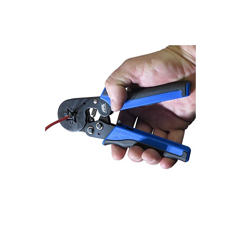 0.5 – 16mm² Self Adjusting Bootlace Ferrule Crimper