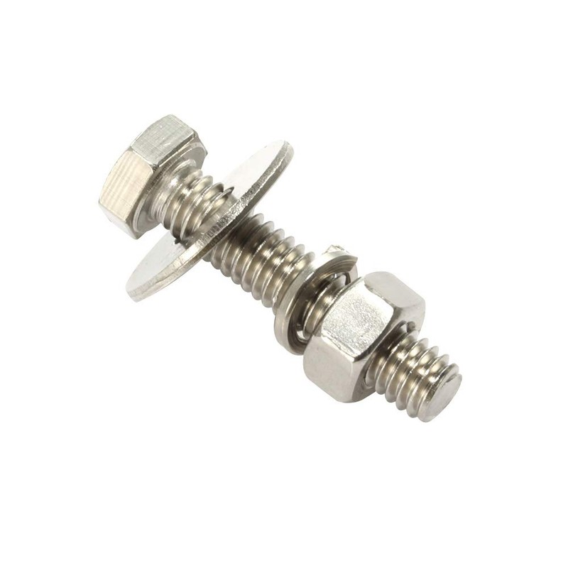 3/8-16 x 2 Hex Head Bolts with Hex Nuts and