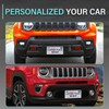 No Drill Front Bumper License Plate Mount Compatible with Jeep