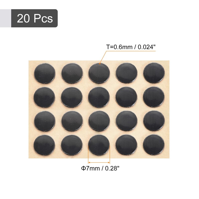 PATIKIL Round Mouse Feet Skates Pads 0.7mm for Gaming Mouse