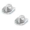 Set De 2 Sombreros De Vaquero Con Luz Para Boda