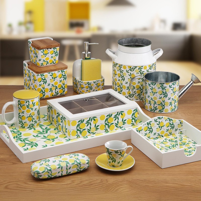 CESTAS CUADRADAS LEMONS SET OF 3