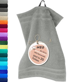 Lashuma Absorbent Guest Towel Grey Stone London Fluffy Terry Towel 30 x 50 cm