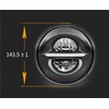 TINMAGI 5.75 Inch LED Motorcycle Headlight 6000 K 30 W,