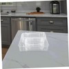 NOLITOY 3pcs Transparent Drawer Storage Bin for Office Home Organizers