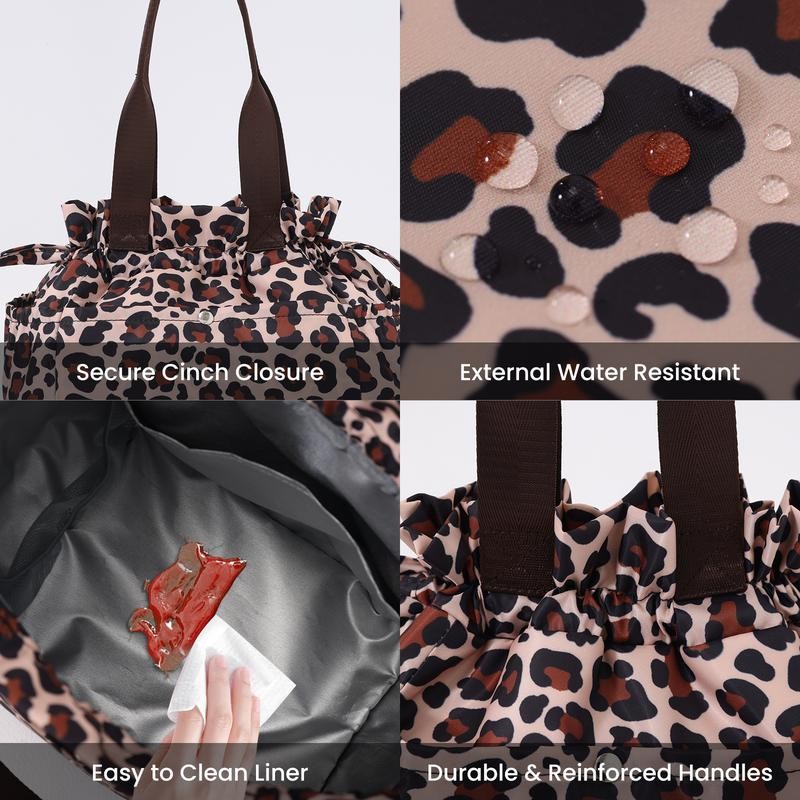 Lunch Bag Women Reusable Insulated Lunch Bag Stain-Resistant 11L, Large