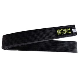 MMASPORT The Fight Evolution Karate Judo Aikido Taekwondo Basic Cotton Belt (Black, 280)