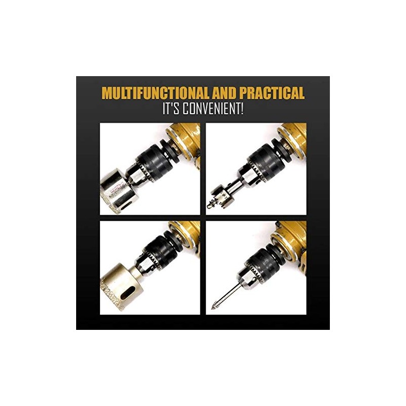 Arinda Angle Grinder Electric Drill Conversion Collets Adapter For Angle