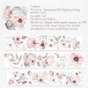 WT Frostbloom Wide Washi Tape, Single Roll, Original Design, Pastel
