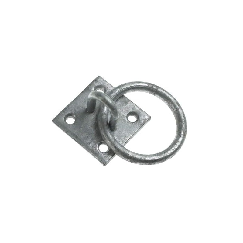 Hardware Solutions - Ring on Plate - For Chain to