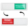 DWUENT Do Not Disturb Door Sign, Vacant/Occupied Slider Sign for