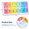 7 Day Pill Organizer 2 Times A Day-Weekly Pill Box