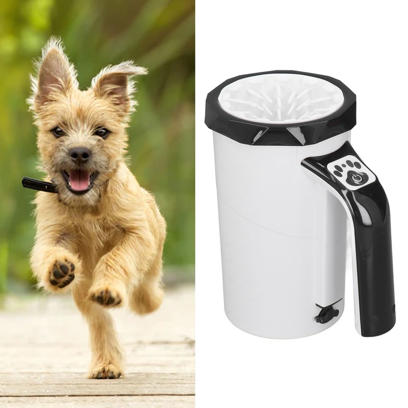 Automatic Dog Paw Cleaner Portable Split Hand Operated Rechargeable Powerful
