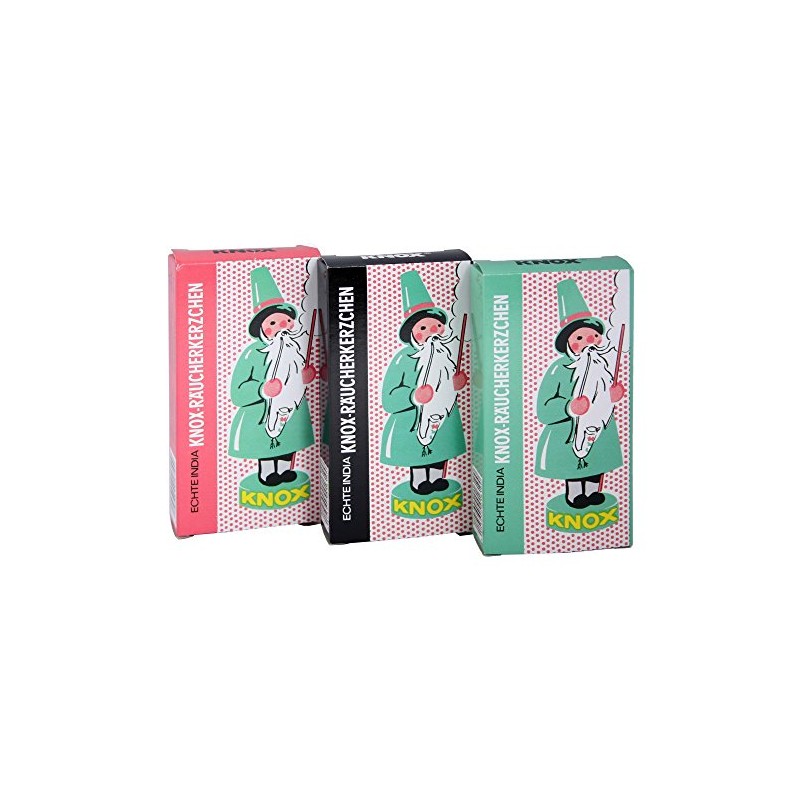 KNOX Incense cones Set of 3 "Ostalgie - Pine, frankincense-myrrh,