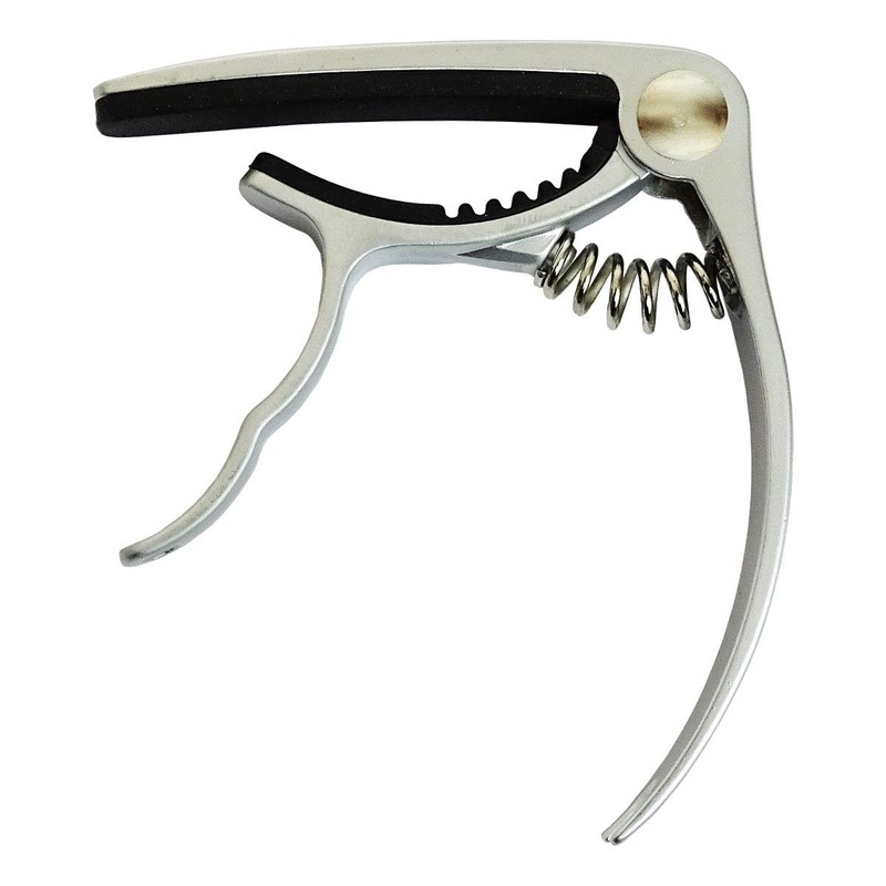 keepdrum Capo Capo for Acoustic Guitar and Electric Guitar Silver