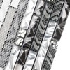 Elephantile Black & White Glass Linear Tile for Kitchen Backsplash