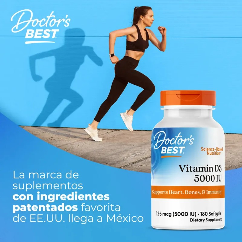 Vitamina D3 5000 UI | Vitamin D3 de Alta Potencia