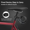 ValueMax Bicycle Lock Combination Lock Cable Lock 150 cm, 5