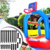 Yinkin 18 Sets Inflatable Stakes Replacement Yard Inflatable Plastic Stakes
