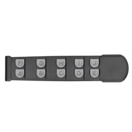 Guitar Finger Trainer 10 Key Hand Correction Scale Exercise Guitar Practice Fretboard Black