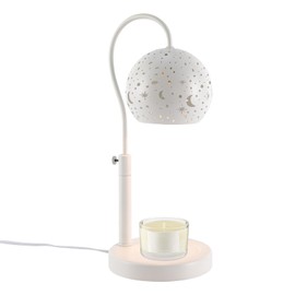 DDBESSIC Candle Warmer Lamp with Timer, Adjustable Height Electric Dimmable Candle Warmer with 2 Bulbs for Bedrooms, Dining Rooms, Study Rooms, Living Rooms