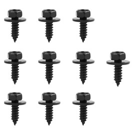 Tuxihapp 10PCS Car Hex Head Screw Bolt, Bumper Cover Splash Shield Screw Replacement OEM 90159-60498, Car Fenders Liner Bolt, Vehicle Mud Guard Fastener Accessories for Camry Highlander RAV4