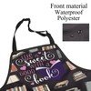 ENSIANTH Book Apron with Pockets Book Lover Gift for Bookworm