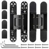 2pcs 6 inch Stainless Steel Hidden Door Hinges - Invisible