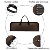 QEES Knife Roll,Heavy Duty Knife Bag,Waxed Canvas knife Case with