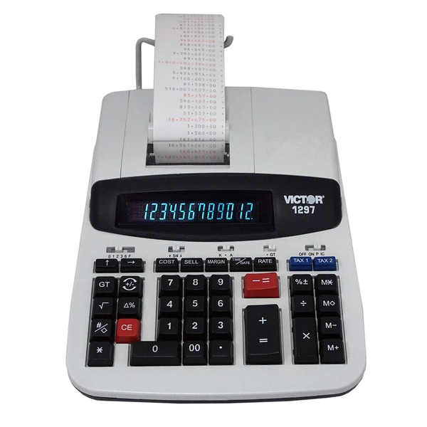 Victor 1297 12 Digit Commercial Printing Calculator