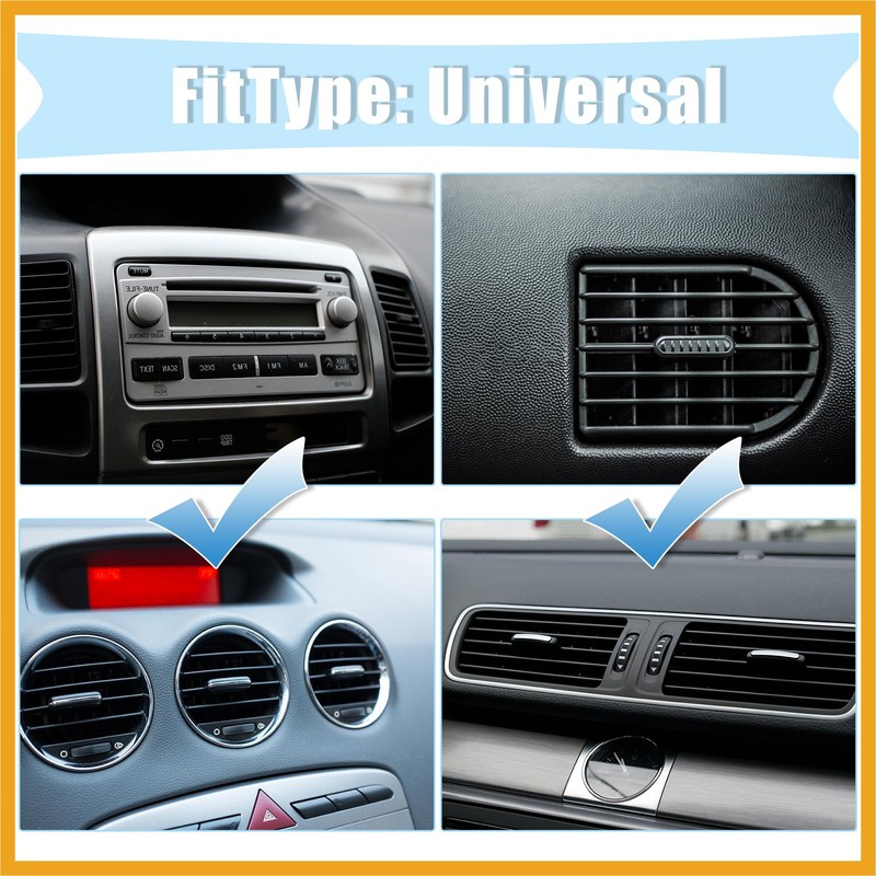 Partuto Car Air Conditioner Butterfly Shape Clips Outlet Vent Vent