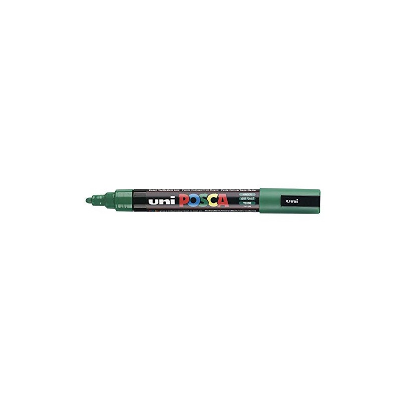 Posca UNI-BALL MARKER PEN PC-5M - GREEN - Single Pen
