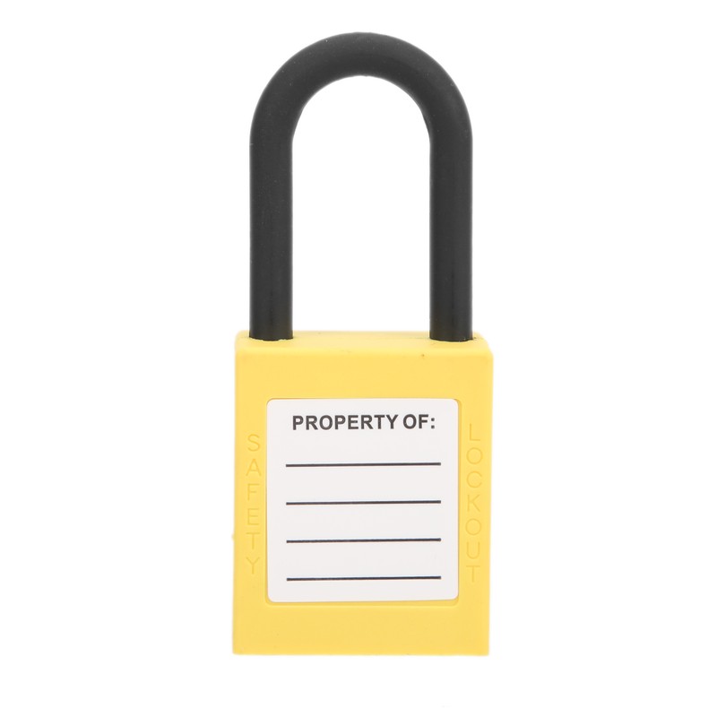 10 Sets 38mm Lockout Lock Dustproof Nylon Industrial Engineering Insulation