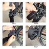 Medsuo 1 Pair Bike Pedal Strap Toe Clips Straps Tape