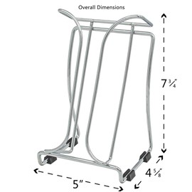 Marketing Holders 4”W Tri Fold Holder Wire Countertop Literature Brochure Leaflet Catalogs Pamphlets Maps Menus