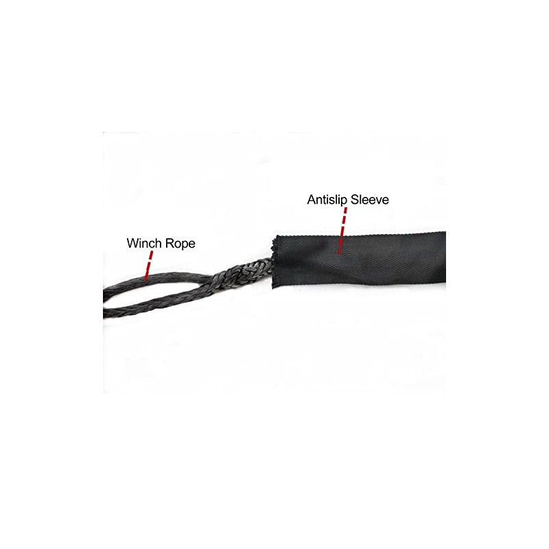 Ejoyous Funda para Cuerda de Cabrestante, Funda Protectora de Cuerda
